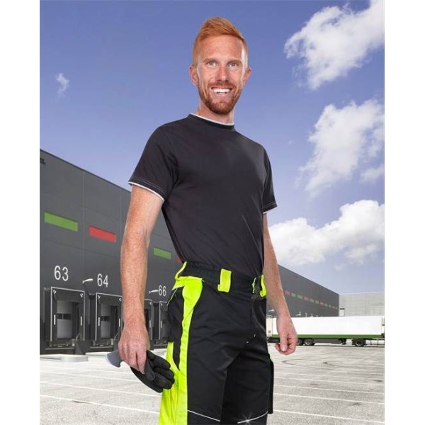 Kalhoty ARDON®NEON černo-žluté prodloužené 2XL