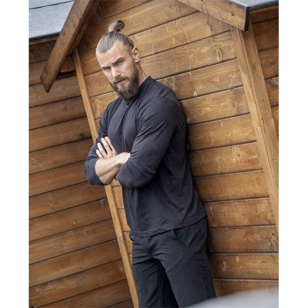 Tričko ARDON®CUBA s dlouhým rukávem černé 2XL
