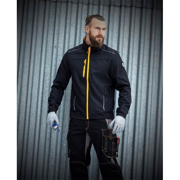 Softshellová bunda ARDON®VISION černo-oranžová 3XL