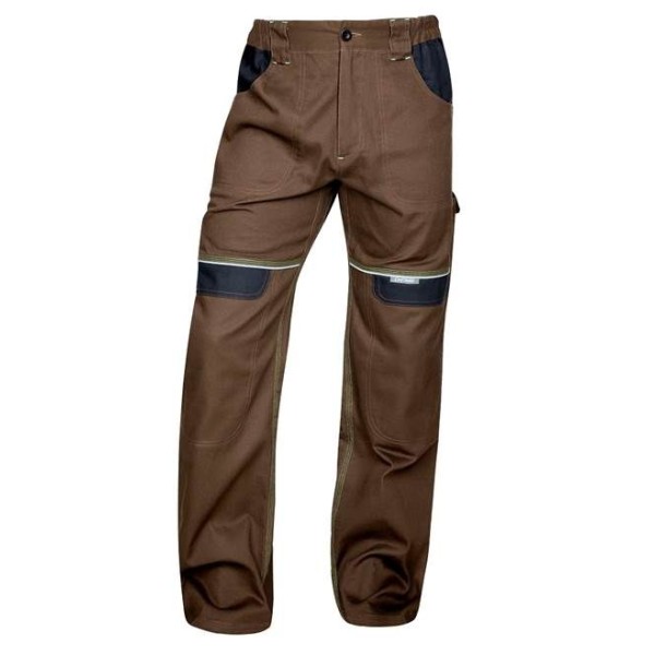 Kalhoty ARDON®COOL TREND hnědé zkrácené 2XL