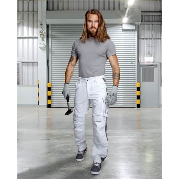Kalhoty ARDON®URBAN+ bílé zkrácené 2XL
