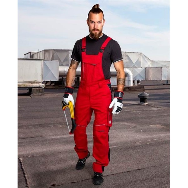 Kalhoty s laclem ARDON®URBAN+ jasně červené zkrácené 2XL