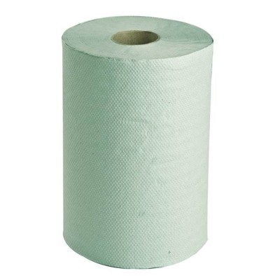 Papírové ručníky-role, šíře 14cm, 1 vrstvé zelené-MIDI