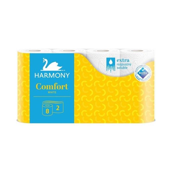 Toaletní papír HARMONY COMFORT 2-vrstvý (8x20,5 m)