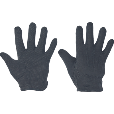 BUSTARD BLACK rukavice BA s PVC te