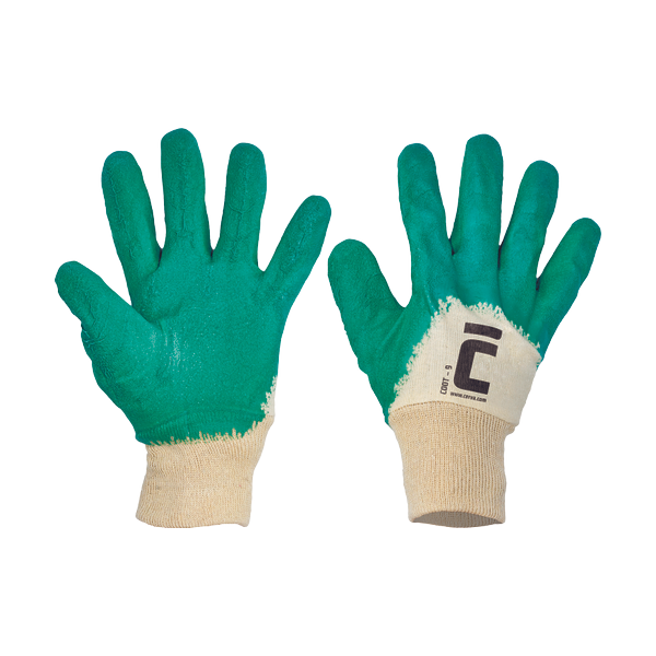COOT rukavice máč. v zeleném latexu - 8