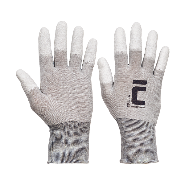 TEREL rukavice nylonové AS PU prsty - 6