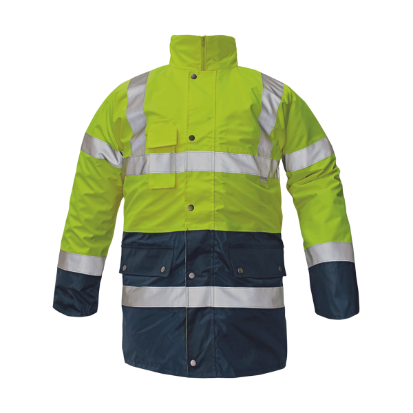 BI ROAD bunda HV žlutá/navy L
