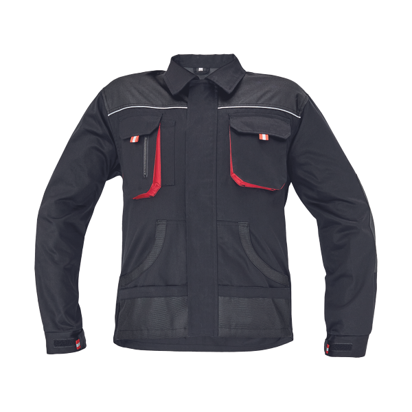 FF CARL BE-01-002 bunda červená/černá 60